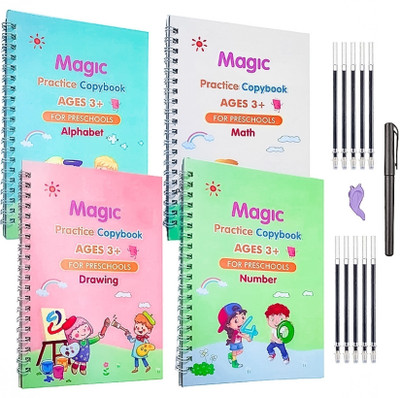 Labhimpex New-Magic Book: Letters and Numbers Game(Multicolor)
