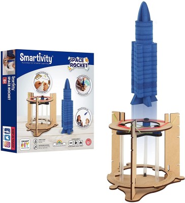 Smartivity Space Rocket STEM Toy, Educational & Construction based DIY Fun Activity Game for Kids 6 to 14, Gifts for Boys & Girls, Learn Science Engineering Project, Made in India by IIT Delhi Venture(Multicolor)