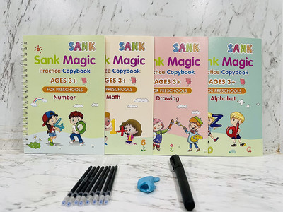 Snr Buy1 Get1 02 Magic Practice Copybook(Spiral, KIDS PRACTICE BOOK)