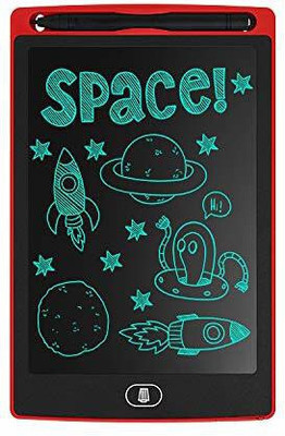 SBE Portable Ruff Pad E-Writer, 8.5 inch LCD Paperless Memo Digital Tablet Notepad(Red)
