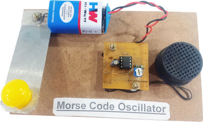 MELODY's Morse Code Oscillator Generator Physics Working Model Project Class 10 & 12 Kid(Multicolor)