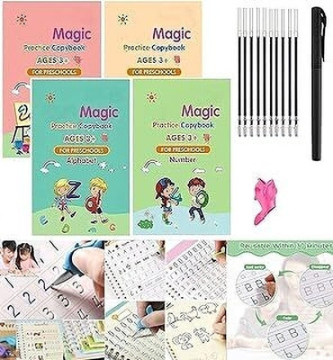Labhimpex New-Magic Book: Letters and Numbers Fun Pack(Multicolor)