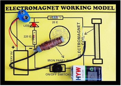 DSS Electro Magnet Learn, Experiment, Electrify for Science Project(Yellow)