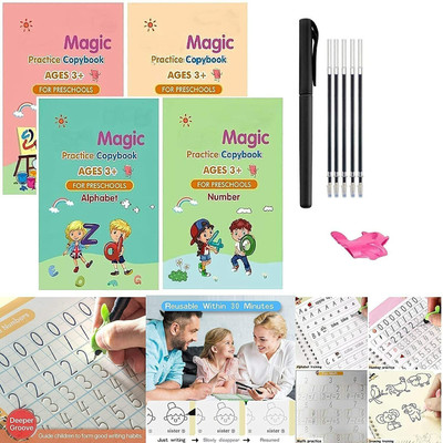Labhimpex 212-Top: Explore Magic Book – Reusable Copy for Preschoolers 🪄-212-AA-2312-A(Multicolor)