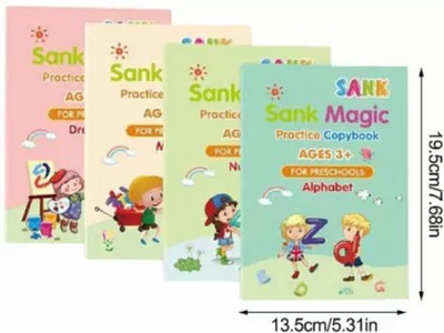 Labhimpex New-Magic Book: Early Learning Puzzle Pack(Multicolor)