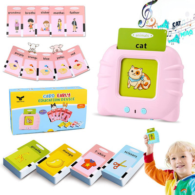 Unique Creations Talking Flash Cards- Learning Toys for Toddlers - for Age 2 3 4 5 6(Multicolor)
