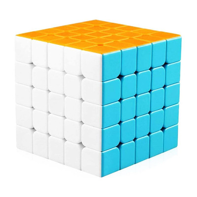 CPM Magic 5x5 High Speed Super Smooth Rubix Cube Stickerless (PACK OF 1)(1 Pieces)