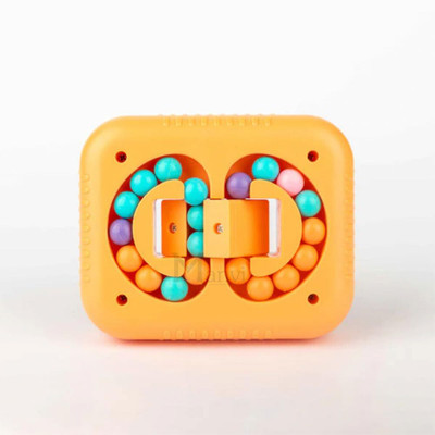 deoxy Magic Cube Fidget Spinner Fingertip Kids Toy, Rotating Magic Bean Fidget Cube(Multicolor)