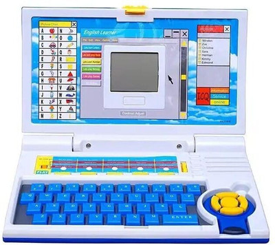 Pepstter Kids Laptop - Educational Learning Toy Learn Alphabet, Words, Math & Play Game(Multicolor)