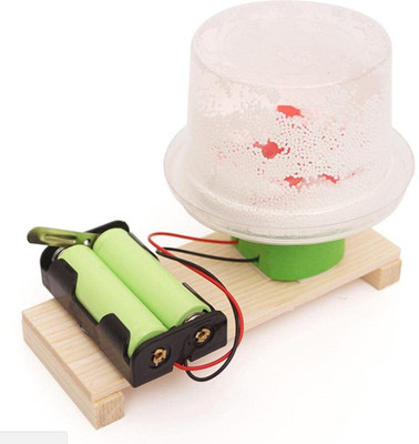 TATV QALAA DIY Electric Snow Machine Kit Science Experiment Toy(Beige)
