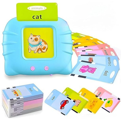 siraa Talking Flash Card Learning Device for Kids Interactive Educational Toy(Multicolor)