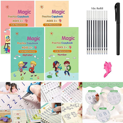 Labhimpex New-Magic Book: Shape and Logic Game Pack(Multicolor)
