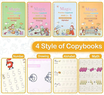 ashaworld Magic Book: Sound and Letter Play Set(Multicolor)
