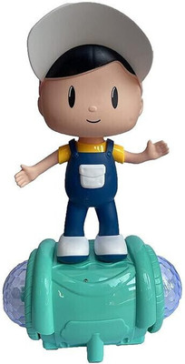 Miccaworlds 360 Degree Rotating Musical Dancing Boy Toy(Multicolor)