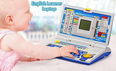 Sakshu Toys Toys Educational Latest Laptop with Fun Activities & Games/Notebook/Computer Toy(Multicolor)