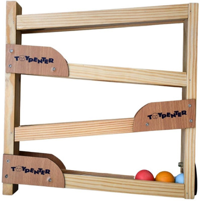TOYPENTER Wooden Ball Tracker, Educational Toys/Games for Kids, Toys for 1-3 Years Kids(Multicolor)