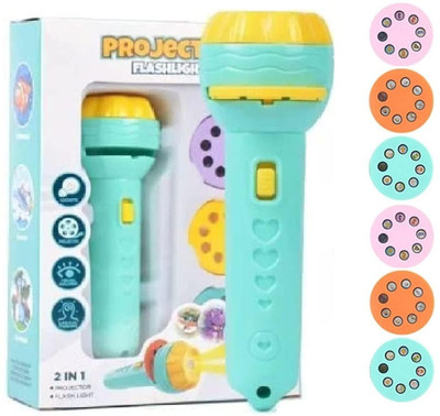 GOSHOPPE ENTERPRISES Projector Torch for Kids Creativity Toy Children(Multicolor)