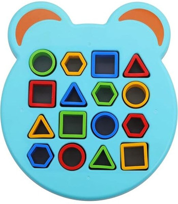 Finner Shape Matching Puzzle Game – Educational Shape & Color Sorting Toy for Toddlers(Multicolor)