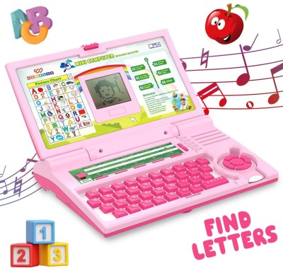 Wembley Kids Laptop Computer Toy Electronic Alphabet Number Learning & Educational Toy(Multicolor)