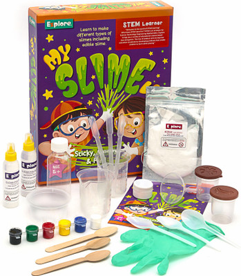 Goyal's STEM Learner | My Slime Lab Kit (Learning & Educational Toy Kit)(Multicolor)
