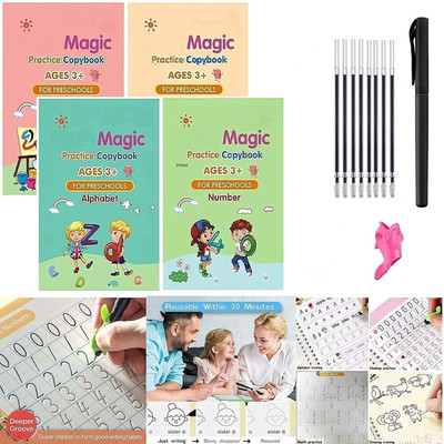 sysales S-Magic Book: Counting and Spelling Fun Pack(Multicolor)