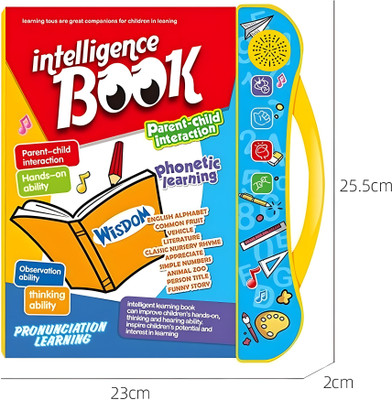 Ramdev Enterprise Intelligence Musical English Reading Learning Book, Interactive Education Toy(Multicolor)