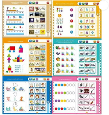 Intelligent Intelligence (IND*77) Book English Letters & Words Learning Sound Book(Multicolor)