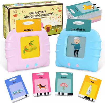 KOKEE TOYS Rechargeable Early Education 224 Talking Flash Card Learning Device Toy For Kids(Multicolor)