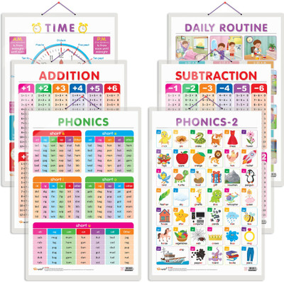 GO WOO Children Multicolor Wallpaper(50 cm x 76 cm, Pack of 6)