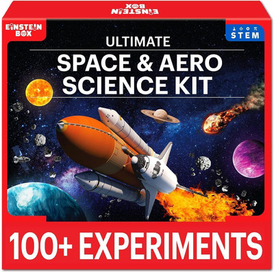 Einstein Box Space Science Kit for Boys & Girls Ages 6-8-10-12-14 Years |(Multicolor)