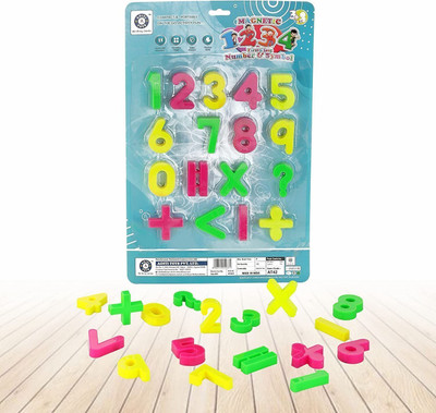 333MART Magnetic Number with Symbol, Plastic Number Magnetic Board(Multicolor)