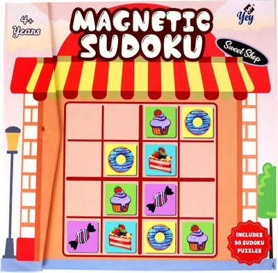 Yey Sudoku Book Game for Kids,Travel Game,Brain Games Brain Booster, Educational toy(Multicolor)