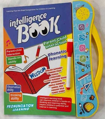 Ragavi enterprises Intelligence Book, musical learning Alphabet, Animals, Numbers Nursery Rhymes(Multicolor)