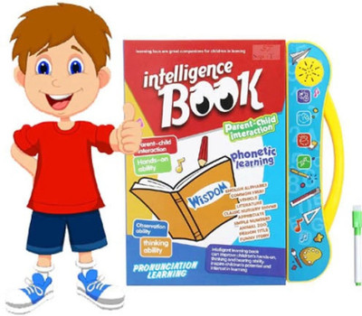 BloomiFy Intelligence Book English Letters & Words Learning Sound Book(Multicolor)