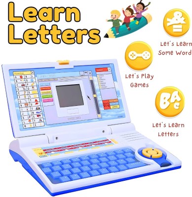 OCFI HIGH QUALITY Learning Laptop Toy for Kids 2-5 Years, 20 Activities(Blue)