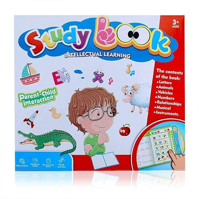 Denesh E-Book for Kid Interactive Learning Letters, Numbers, Stories, Rhymes with Sound(Multicolor)