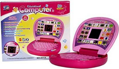 kinegic Educational Computer With Led Screen mini laptop Toy For Kids (Multicolor)(Multicolor)