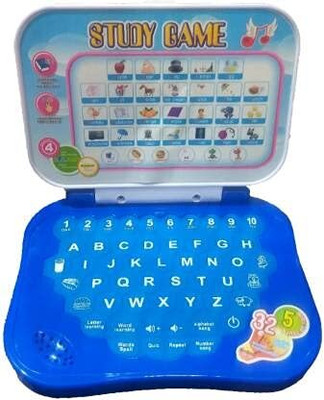 K.D Tinytots Educational Computer Mini Laptop Toy for Kids(Multicolor)