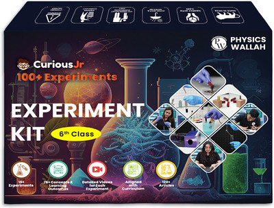 PW Curious Jr. Science Experiment Kit For Class 6th(Multicolor)