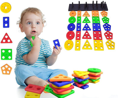 Bloombec Shape Sorter for Kids(Multicolor, Blue)