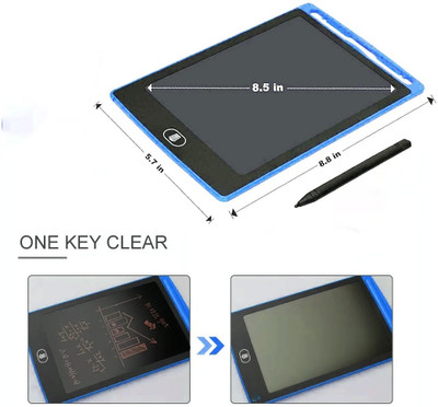 SBE LCD Writing Pad – Stylus Included, Portable for Home and Gifts(Blue)