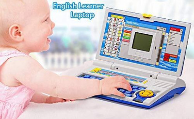 AESGOP Alphabet,Words,Numbers,Play Games&Music-Learning Educational Computer for Kids(Blue)