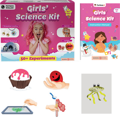 PW Science Kit for Girls Age 8 to 15 Years Old | 25+ Science Experiment(Multicolor)
