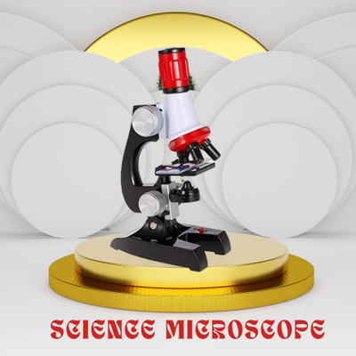 calyxia Science Kits with Slides Educational Beginner Microscope Kit for kids(Multicolor)