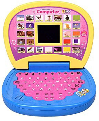 kinegic Educational Computer with LED Screen ( Random Color )(Multicolor)