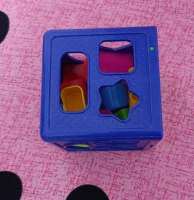 BHVMEY Shape Sorting Cube With 18 Shape And Different Color-CUBE BLUE-507-(Multicolor)