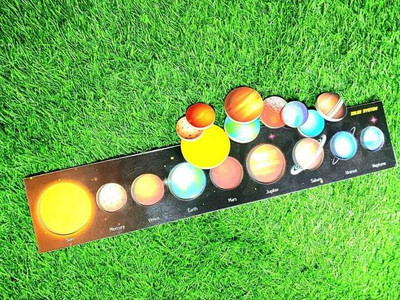 SHRI SKRISHNA SOLAR SYSTEM Wooden Puzzle(Multicolor)