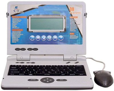 TOY MART Notebook Shape Computer/Laptop with Music and Mouse Control(Multicolor)