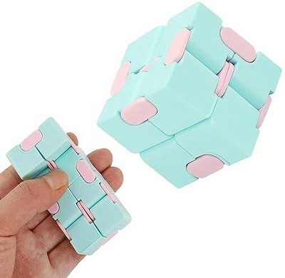 AKFLICKS Infinity Cube Fidget Toy, Stress Relief Puzzle Cube,(1 Pieces)
