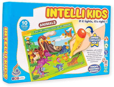 zokato Educational IntelliKids Animals Spotting Memory Game for Kids(Multicolor)